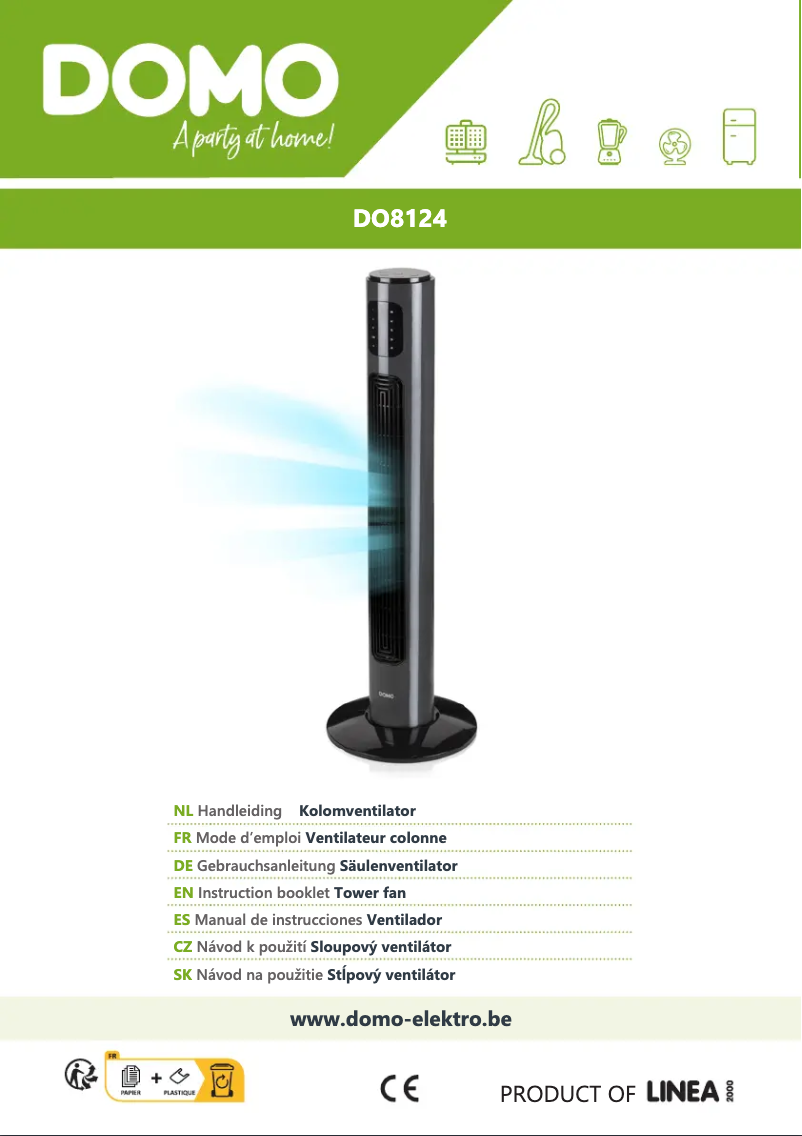 Image de la première page du manuel de l'appareil DO8124