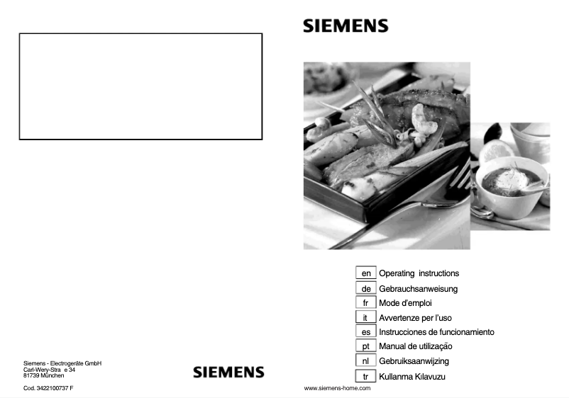 Page n°1 - Manuel utilisateur Siemens ER 14053