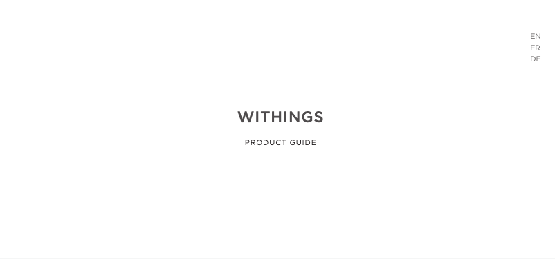 Página 1 del manual Manual de usuario Withings ScanWatch Nova