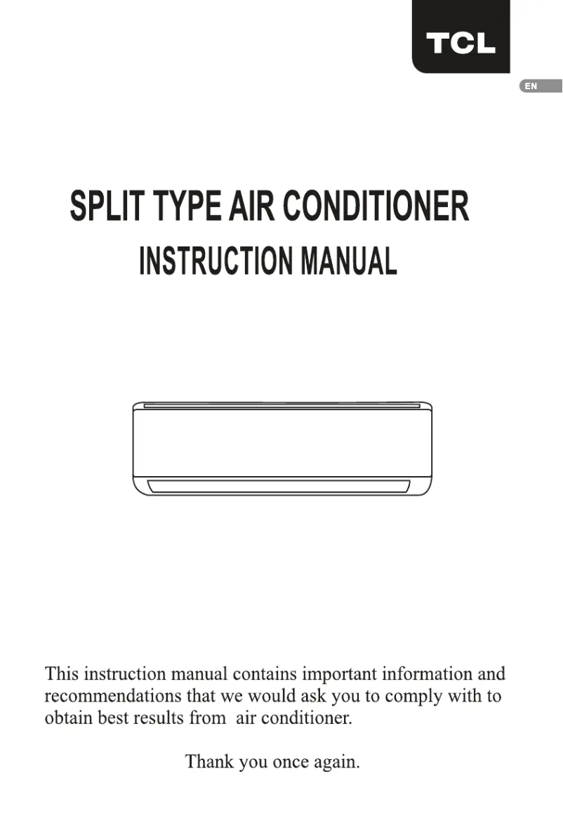 Page n°1 - Manuel utilisateur TCL Gentle Cool S12P8S0