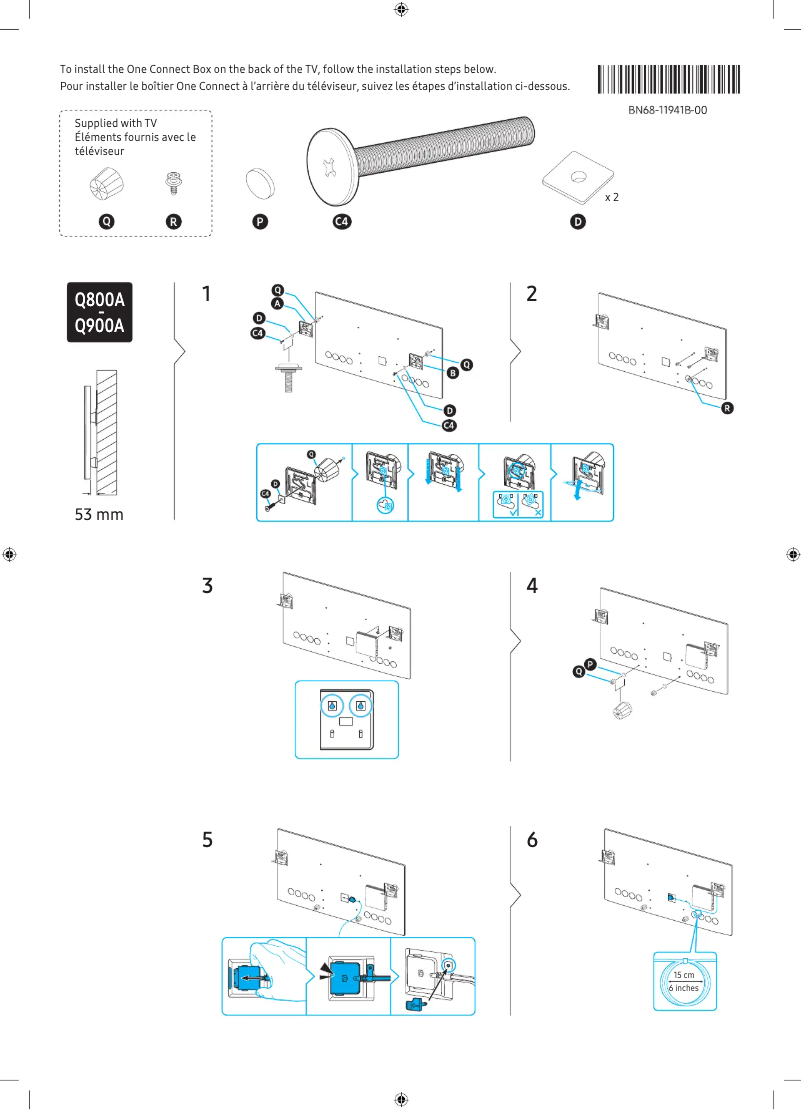 Page n°1 - Guide d'installation Samsung WMN-A50EB
