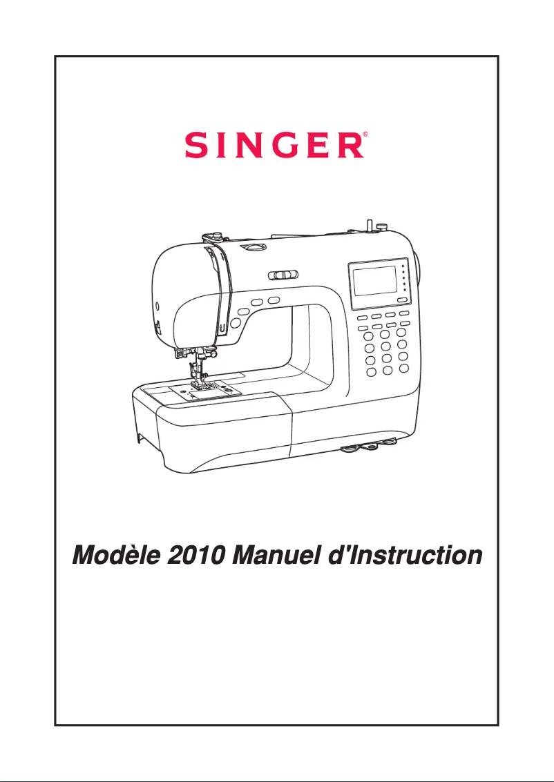 Page n°1 - Manuel utilisateur Singer Superb 2010