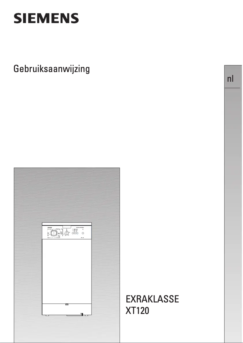 Page 1 de la notice Manuel utilisateur Siemens WXT120SN