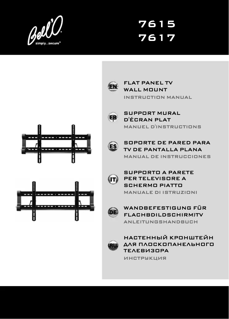 Page n°1 - Manuel utilisateur Bell'O 7615B