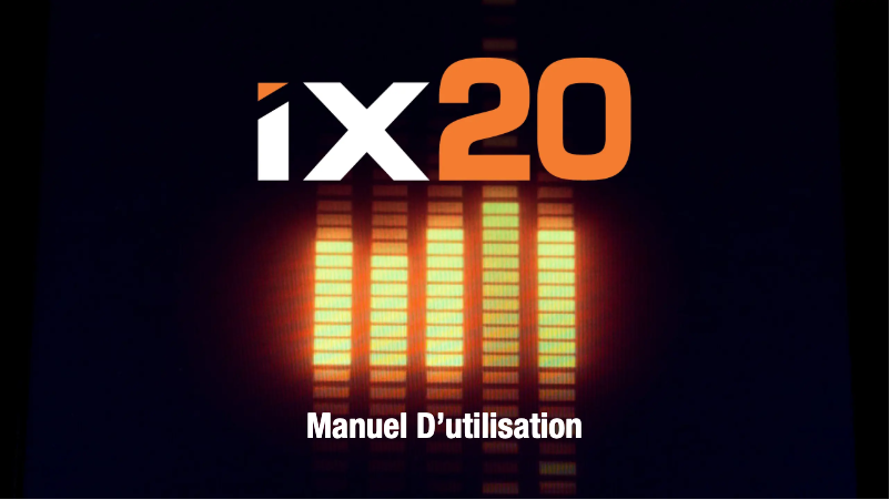 Image de la première page du manuel de l'appareil iX20