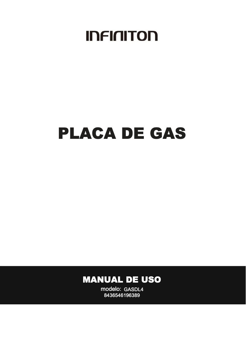 Image de la première page du manuel de l'appareil GASDL4