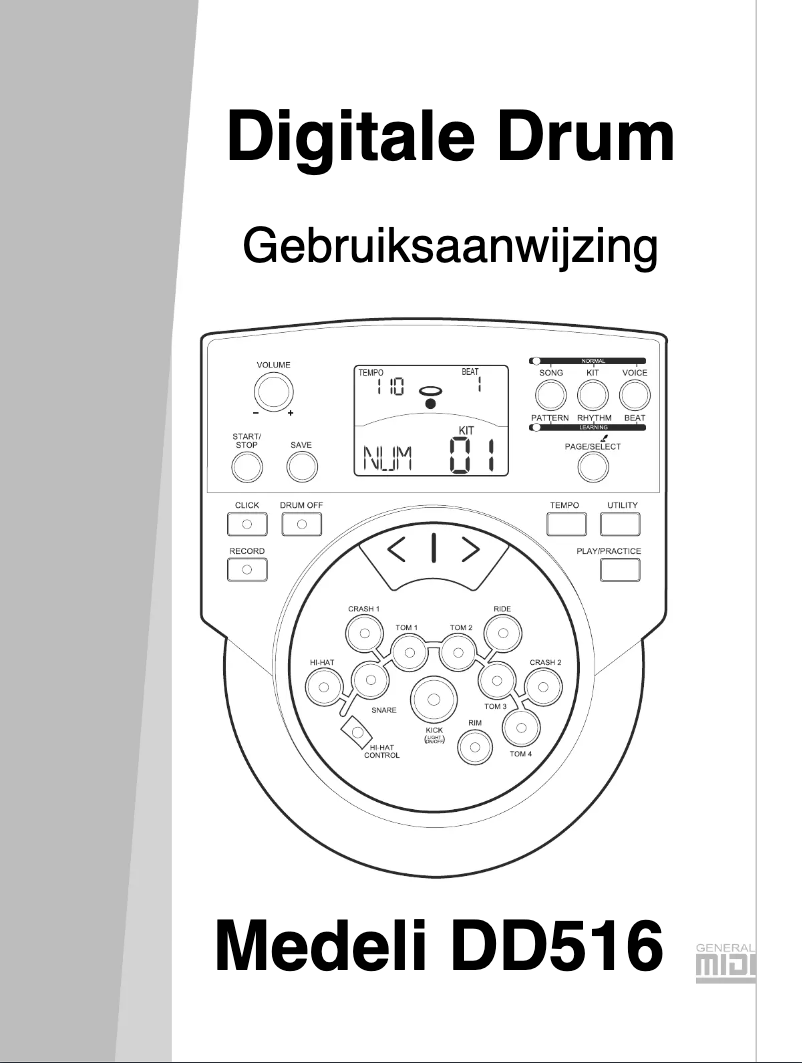 Imagen de la primera página del manual del dispositivo DD516