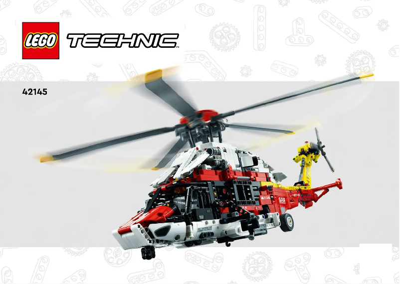 Page 1 de la notice Consignes visuelles Lego Technic 42145