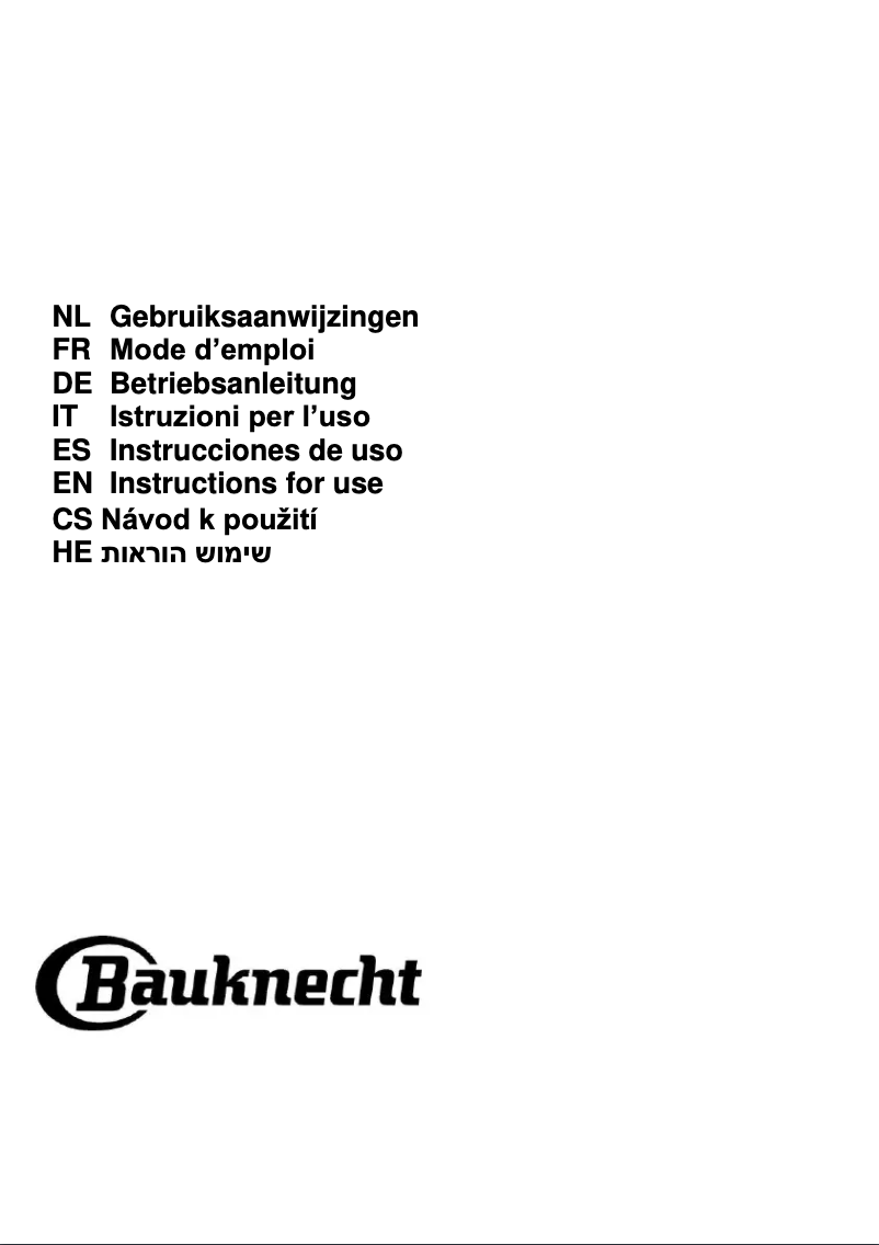 Page 1 of the manual Technical Sheet Bauknecht DBHVS 82 LT K/2
