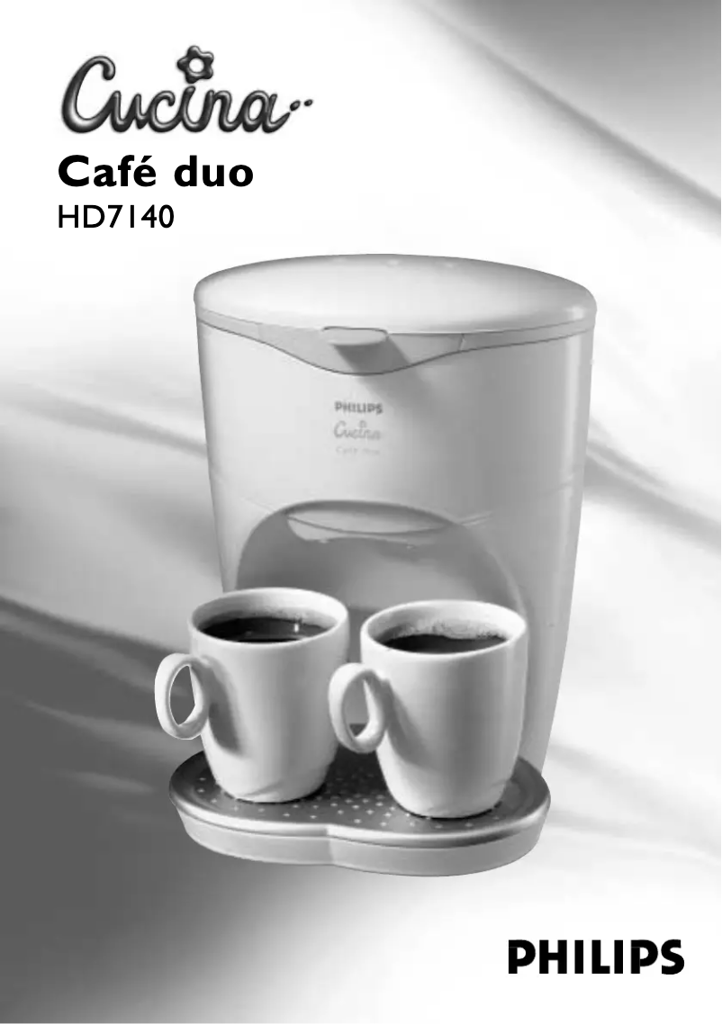 Image de la première page du manuel de l'appareil Daily Collection HD7140