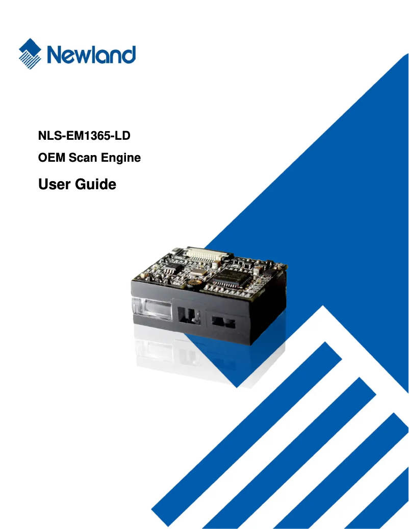 Página 1 del manual Manual de usuario Newland NLS-EM1365-LD