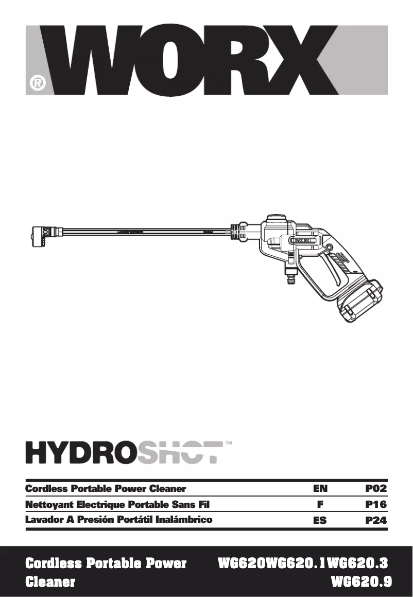 Page n°1 - Manuel utilisateur Worx WO7101