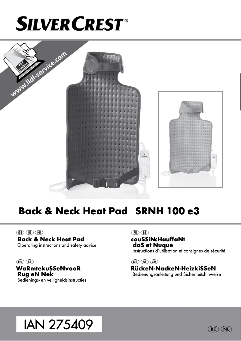 Image de la première page du manuel de l'appareil SRNH 100 E3