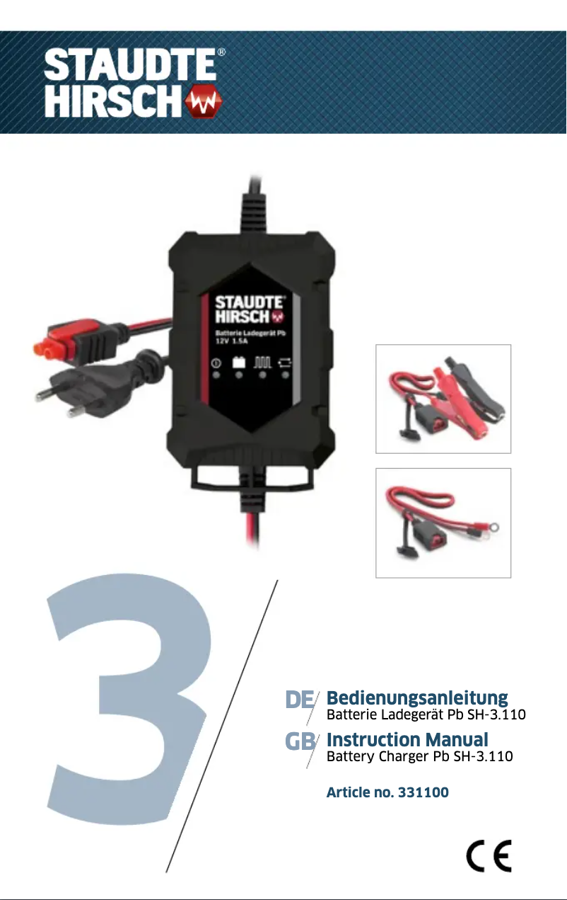 Image de la première page du manuel de l'appareil SH-3.110