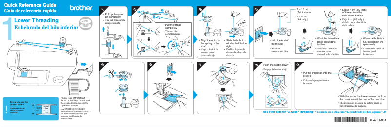 Page n°1 - Manuel utilisateur Brother XB2500