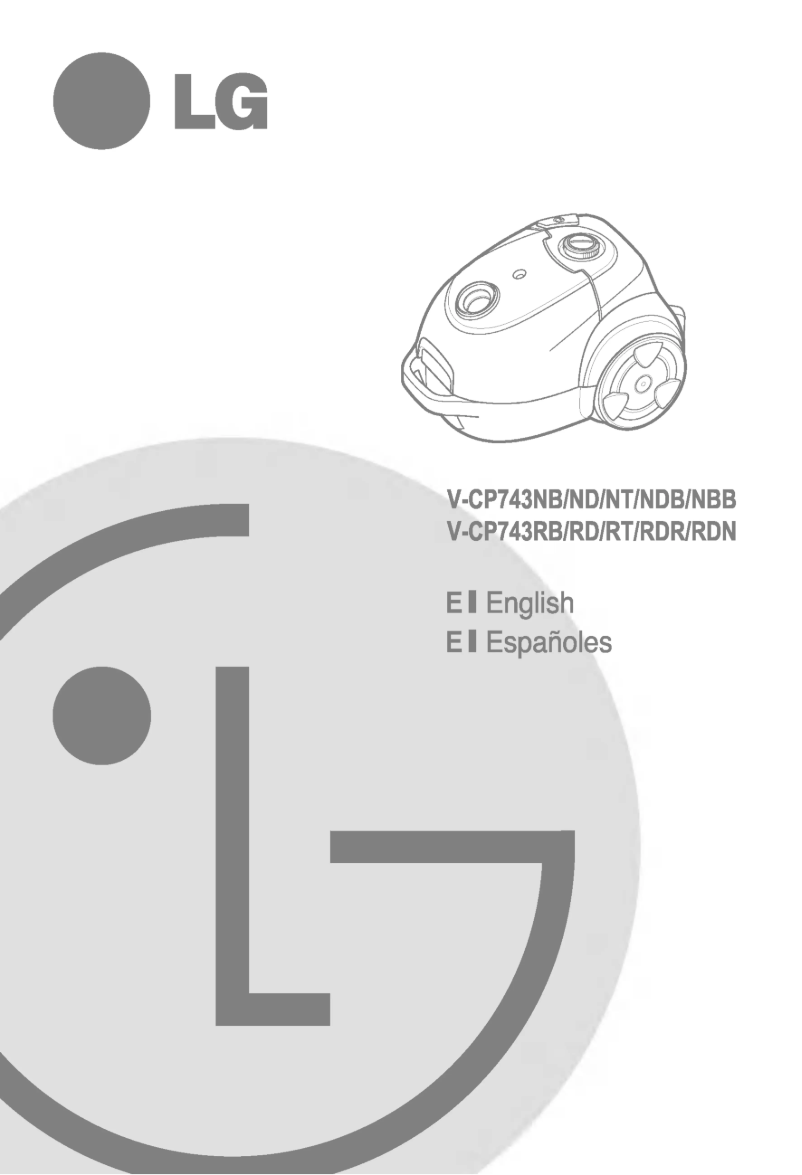 Page 1 de la notice Manuel utilisateur LG V-CP743NB