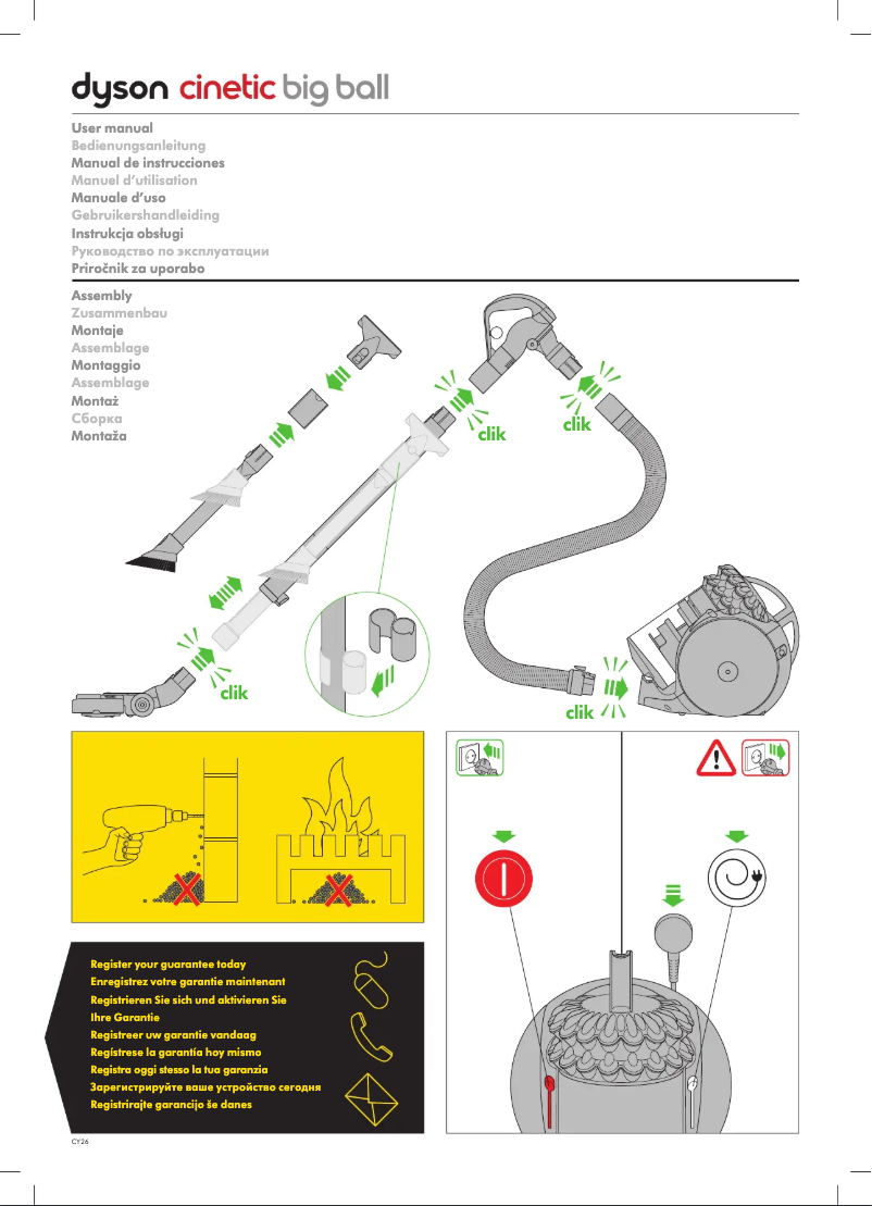 Page n°1 - Manuel utilisateur Dyson Cinetic Big Ball Absolute 2
