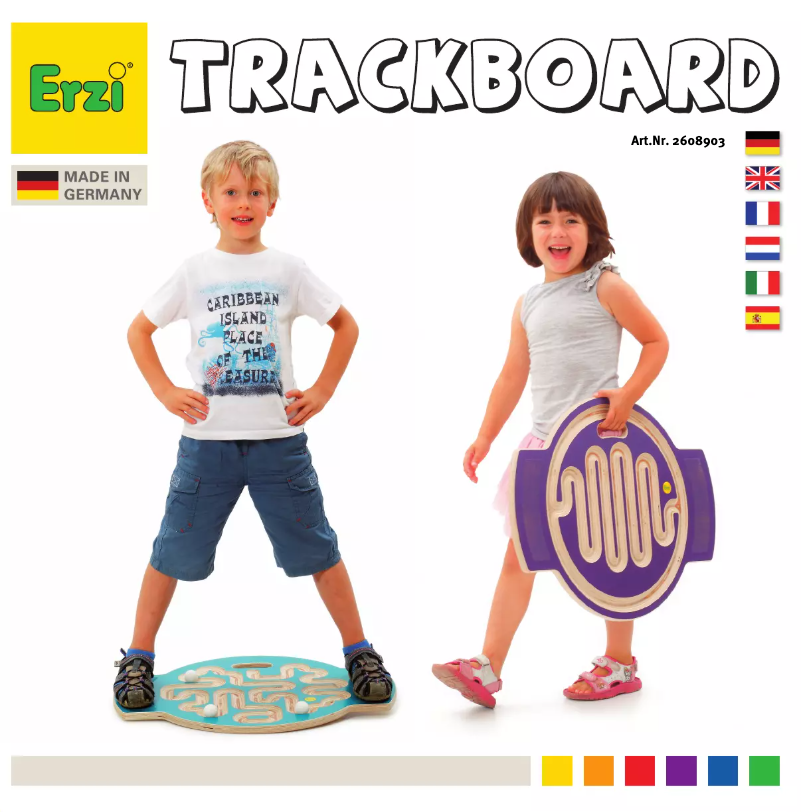 Page 1 de la notice Manuel utilisateur Erzi Trackboard