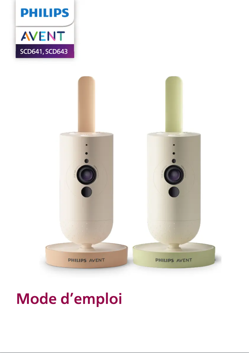 Page n°1 - Manuel utilisateur Philips Avent SCD643