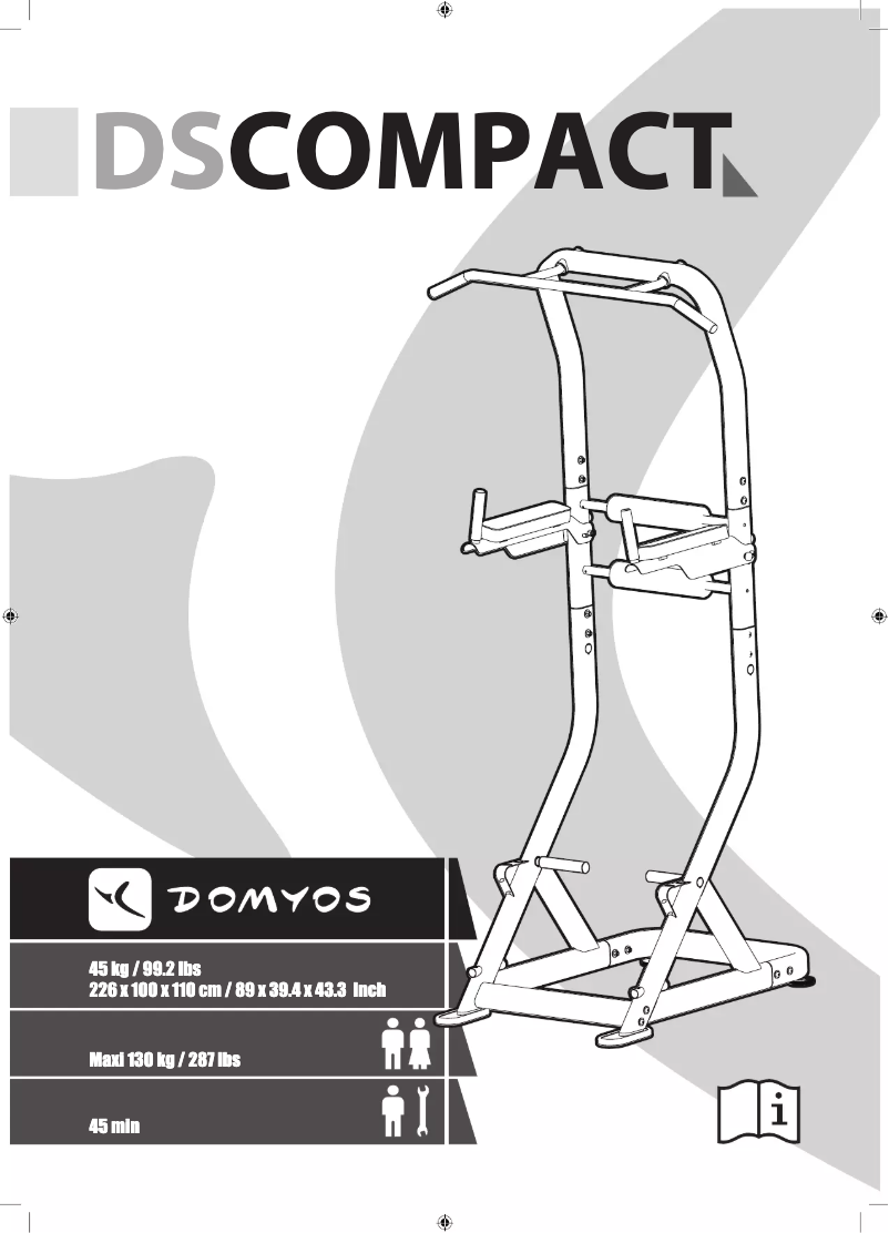 Página 1 del manual Manual de usuario Domyos DS Compact