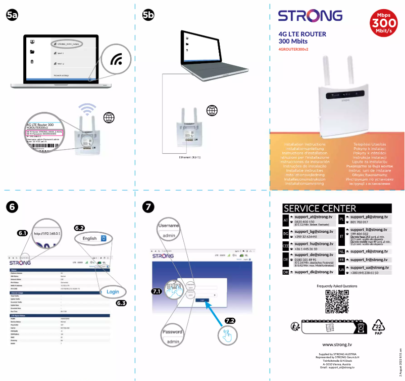 Image de la première page du manuel de l'appareil 4GROUTER300v2