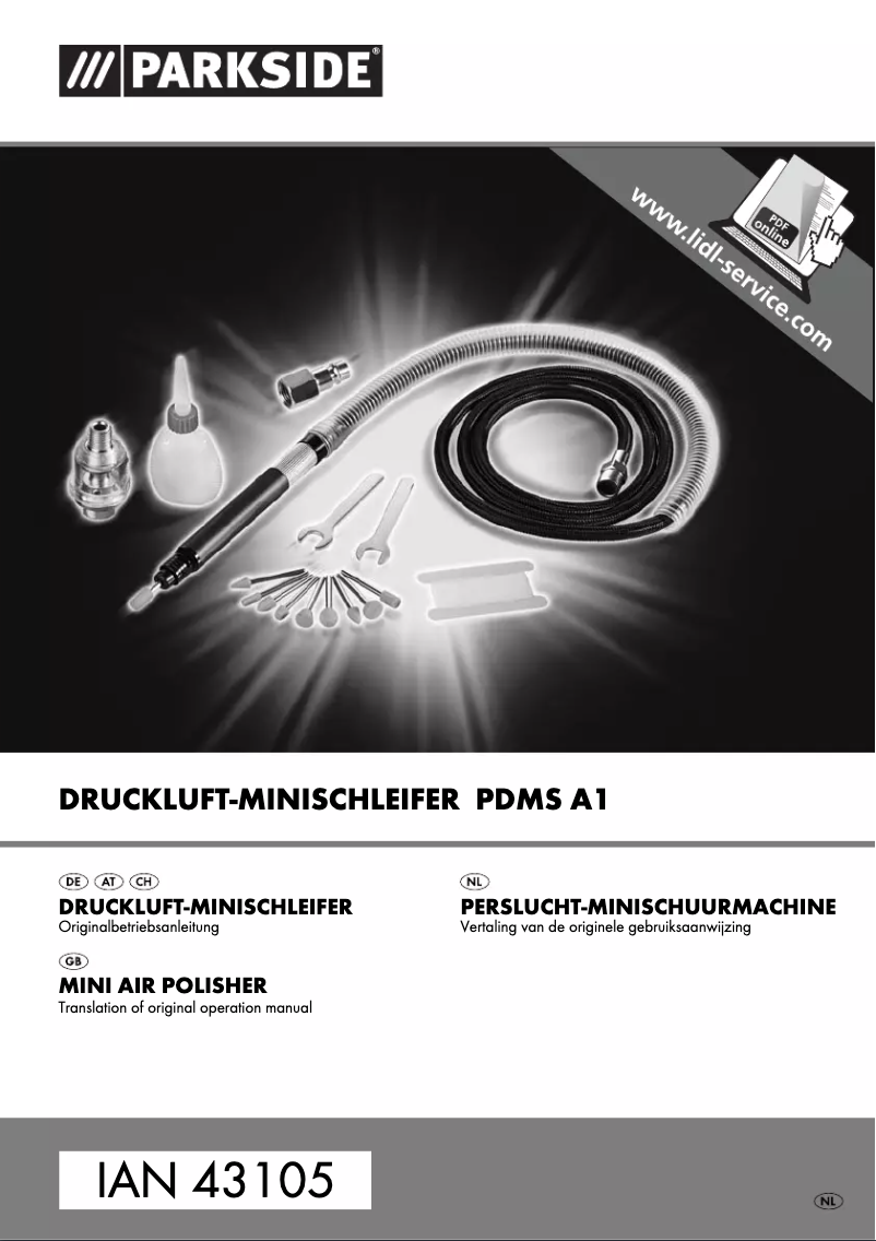 Image de la première page du manuel de l'appareil PDMS A1