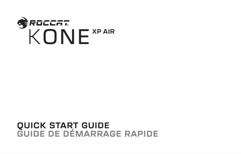Page n°1 - Manuel utilisateur Roccat Kone XP Air