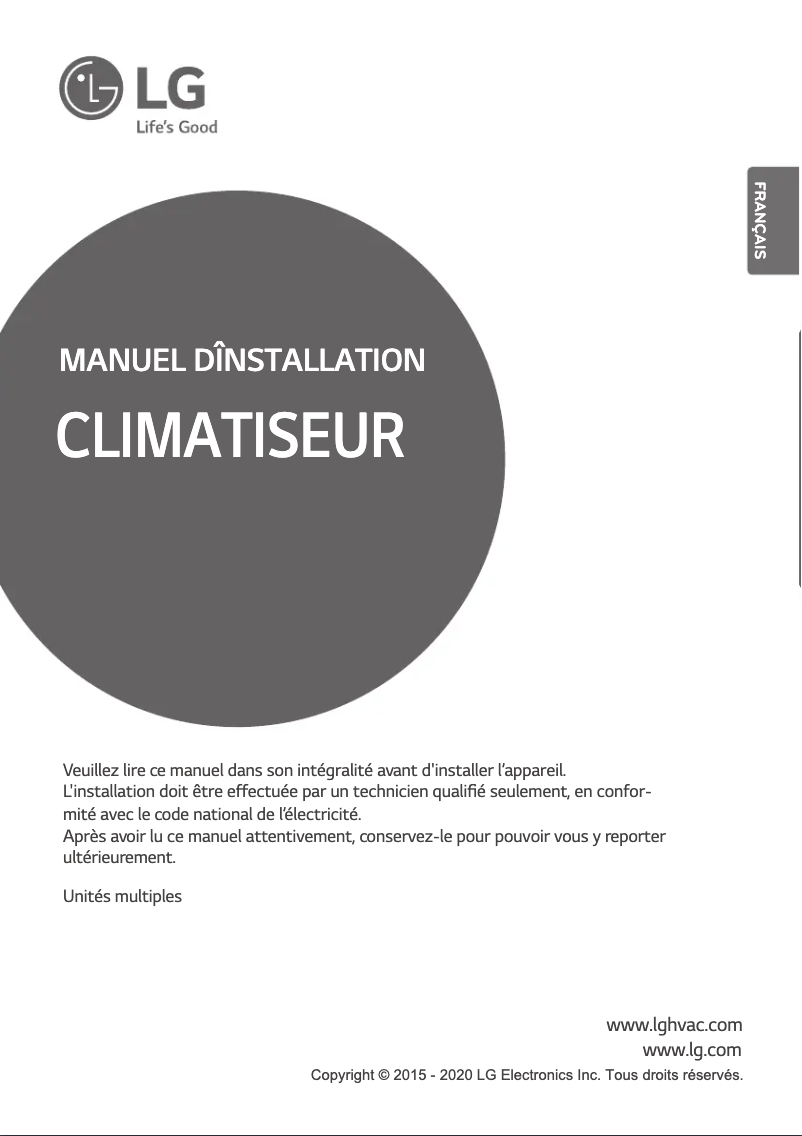 Página 1 del manual Manual de usuario LG LMU240HV