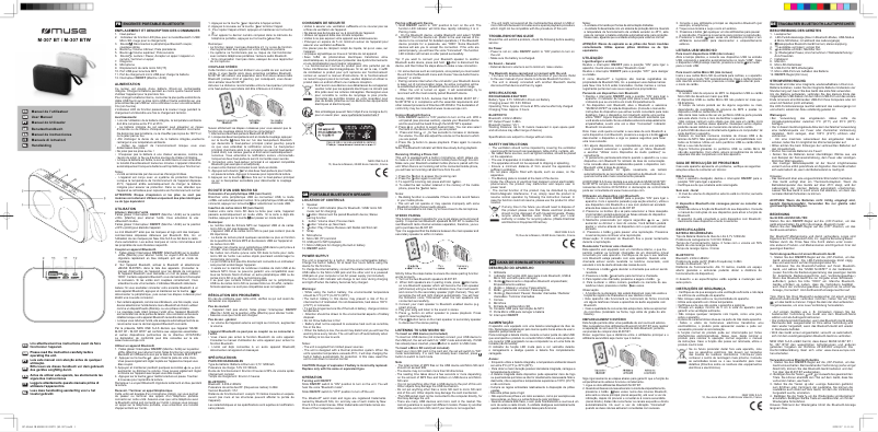 Image de la première page du manuel de l'appareil M-307 BTW