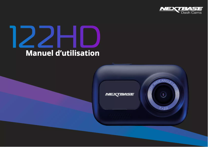 Page 1 de la notice Manuel utilisateur Nextbase 122HD