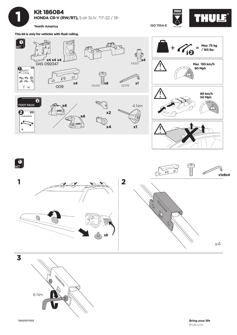 Image de la première page du manuel de l'appareil Kit 186084