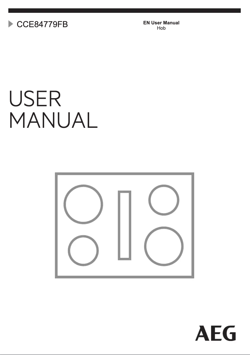 Página 1 del manual Manual de usuario AEG CCE84779FB