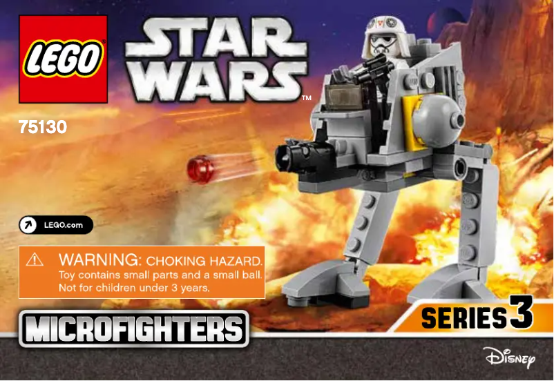 Página 1 del manual Manual de usuario Lego Star Wars 75130