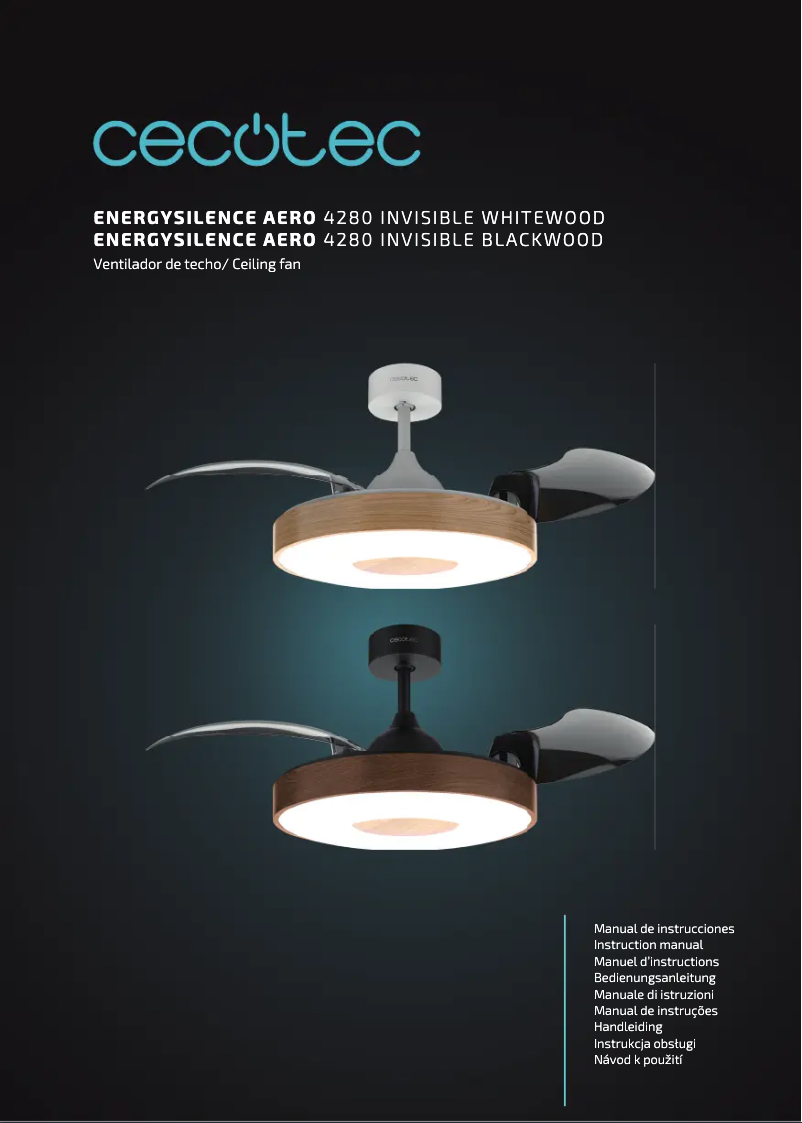 Page n°1 - Manuel utilisateur Cecotec EnergySile Aero 4280 Invisible