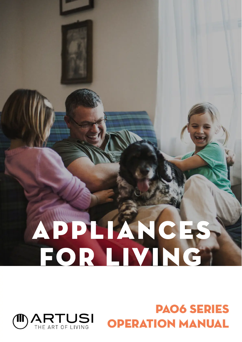 Page 1 de la notice Manuel utilisateur Artusi PAO600