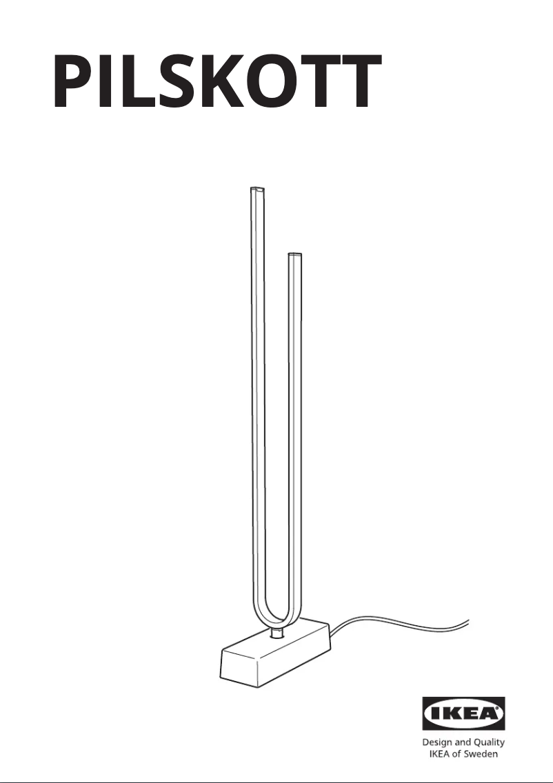 Página 1 del manual Manual de usuario Ikea PILSKOTT 104.781.24