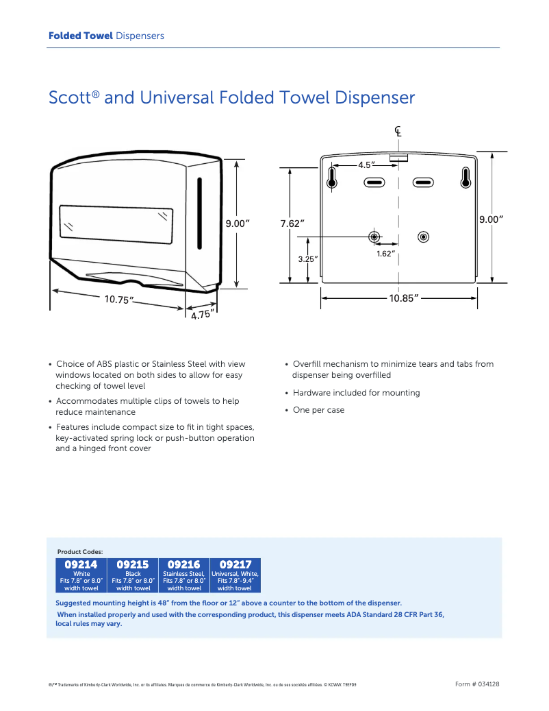 Page 1 de la notice Manuel utilisateur Scott 09214