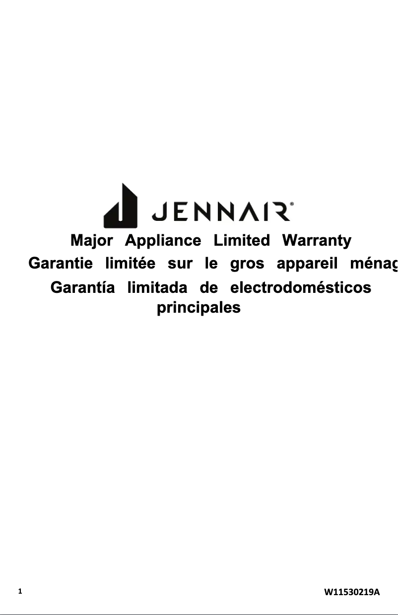 Image de la première page du manuel de l'appareil JDPSS244LM