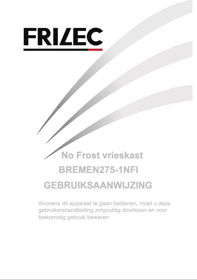 Page n°1 - Mode d'emploi Frilec BREMEN275-1NFI