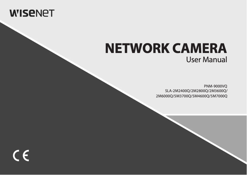 Page n°1 - Manuel utilisateur Wisenet PNM-9000VQ