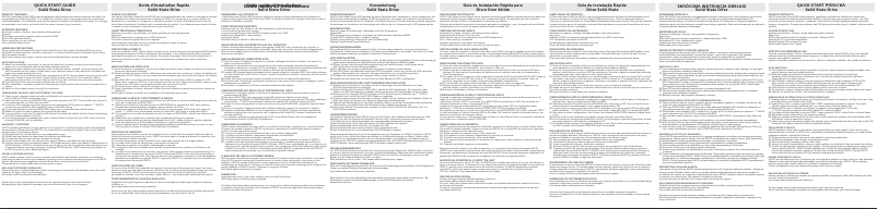 Page 1 de la notice Manuel utilisateur ADATA ASP550SS7-480GM