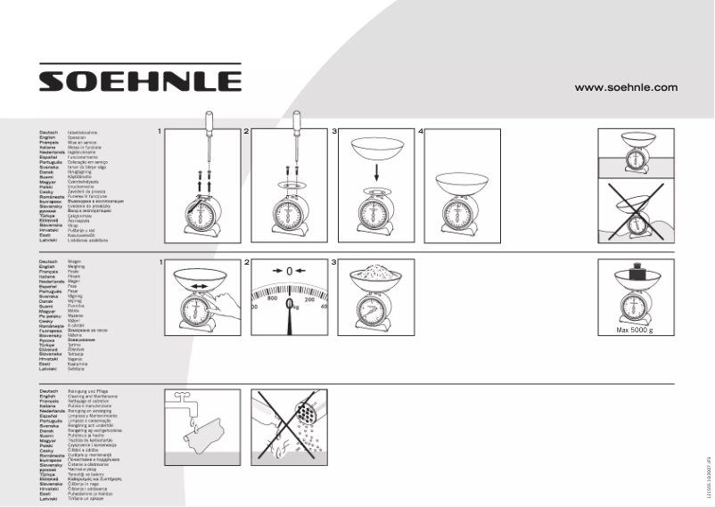 Page 1 de la notice Manuel utilisateur Soehnle Silvia 65003