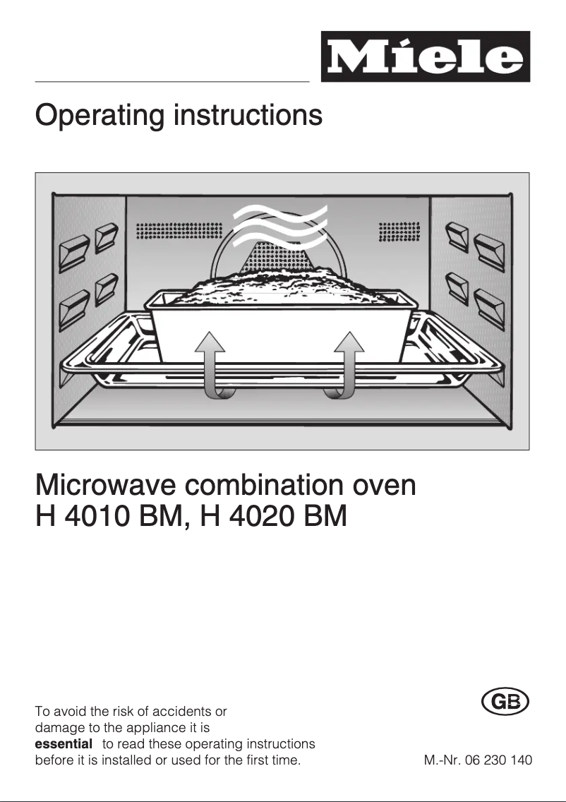 Page n°1 - Manuel utilisateur Miele H 4020 BM