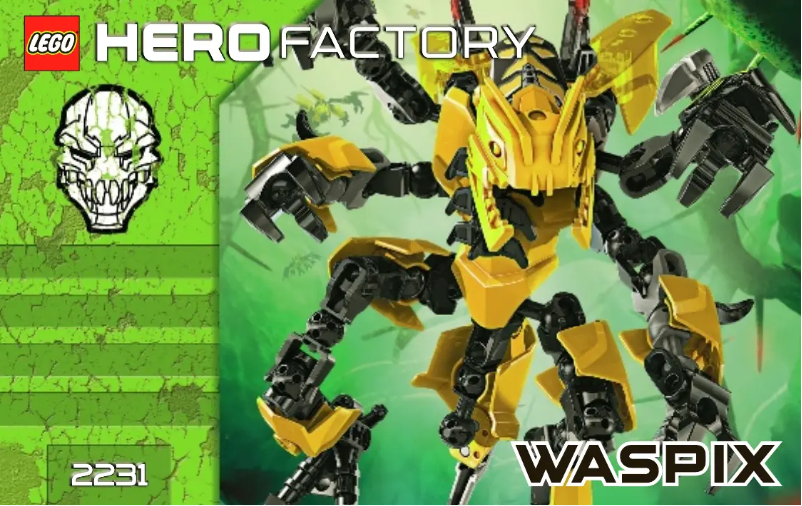 Page n°1 - Manuel utilisateur Lego Waspix