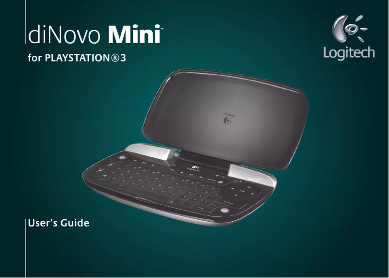 Page 1 de la notice Manuel utilisateur Logitech DiNovo Mini PlayStation 3