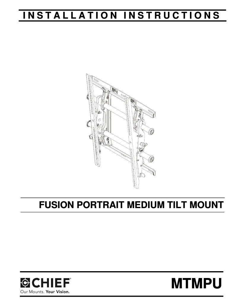 Page 1 de la notice Manuel utilisateur Chief MTMPU