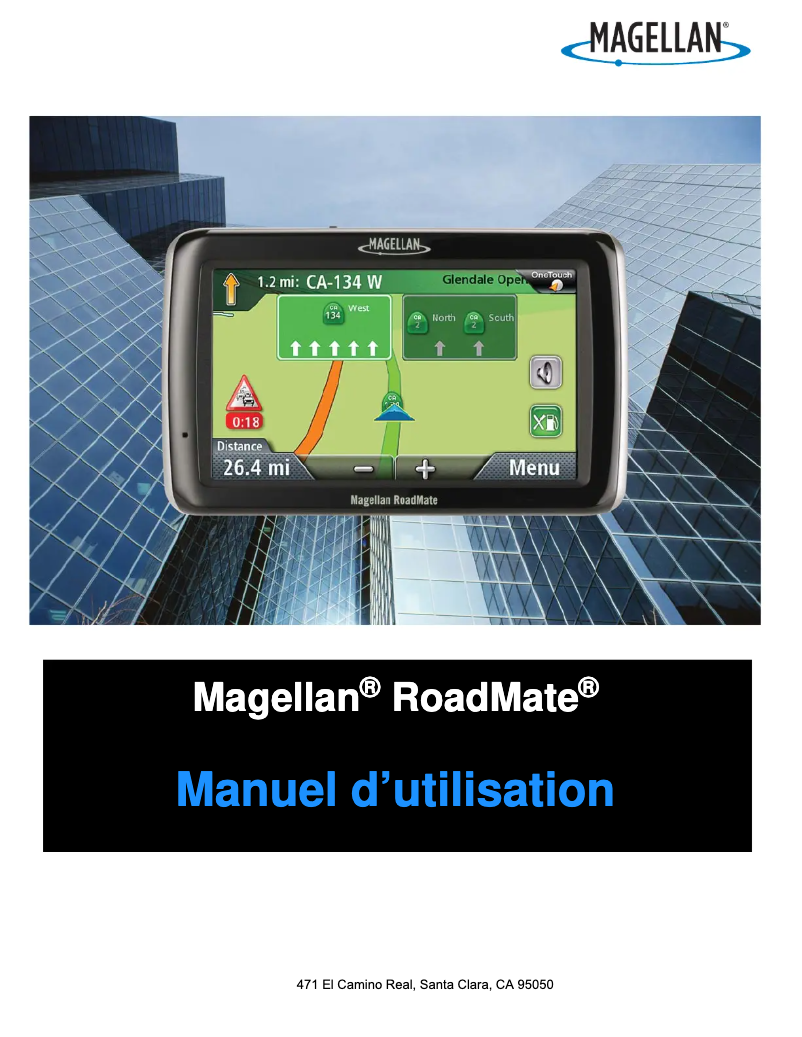 Page n°1 - Manuel utilisateur Magellan RoadMate 2045