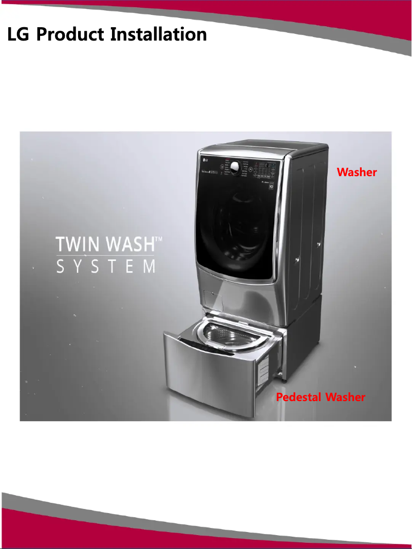 Página 1 del manual Guía de instalación LG WD200CV