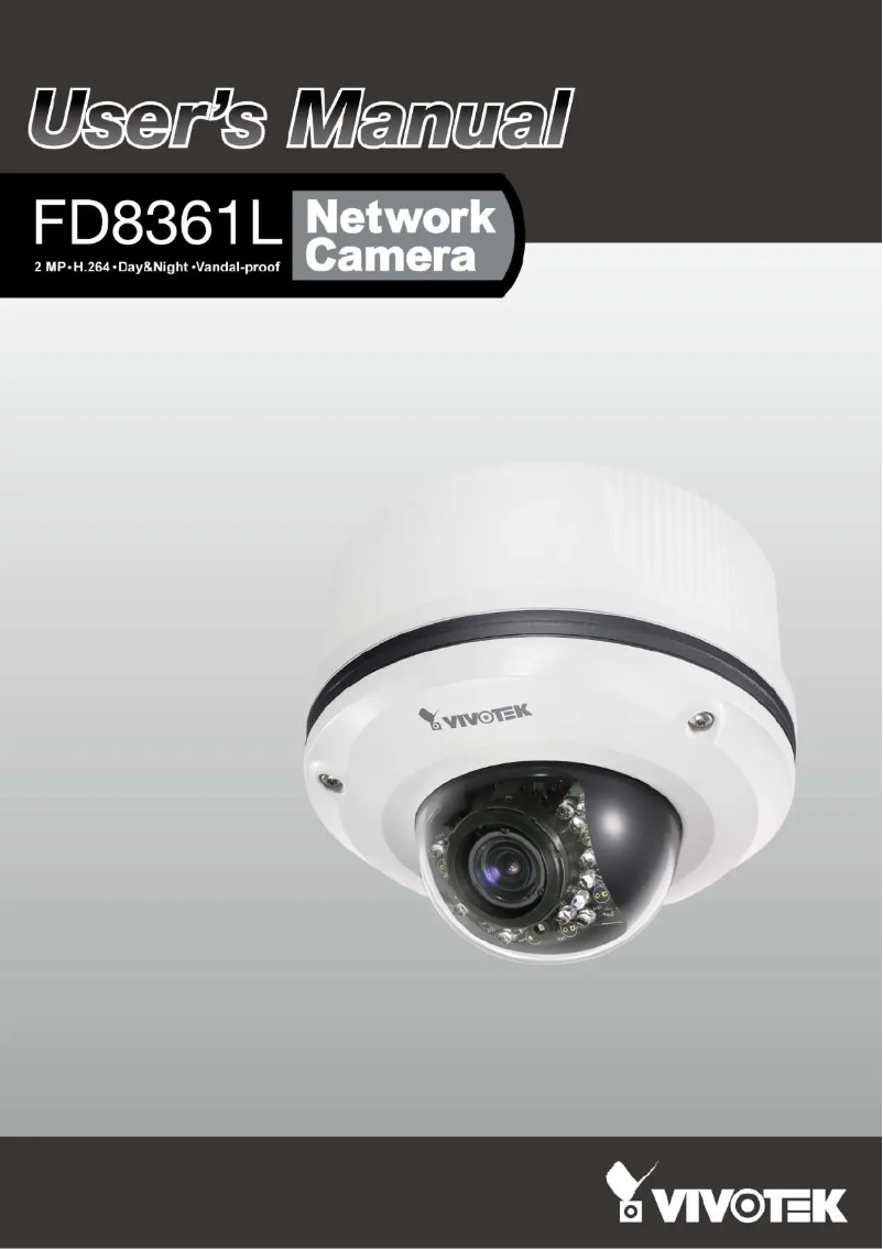 Page 1 de la notice Manuel utilisateur Vivotek FD8361L