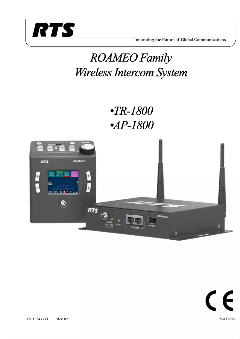 Image de la première page du manuel de l'appareil AP-1800